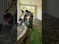 this epoxy grass room is insane🔥🔥🔥THIS DOUBLE FLOOR IS SO CRAZY😱💙💖 #roomdecor#luxury #interiordesign