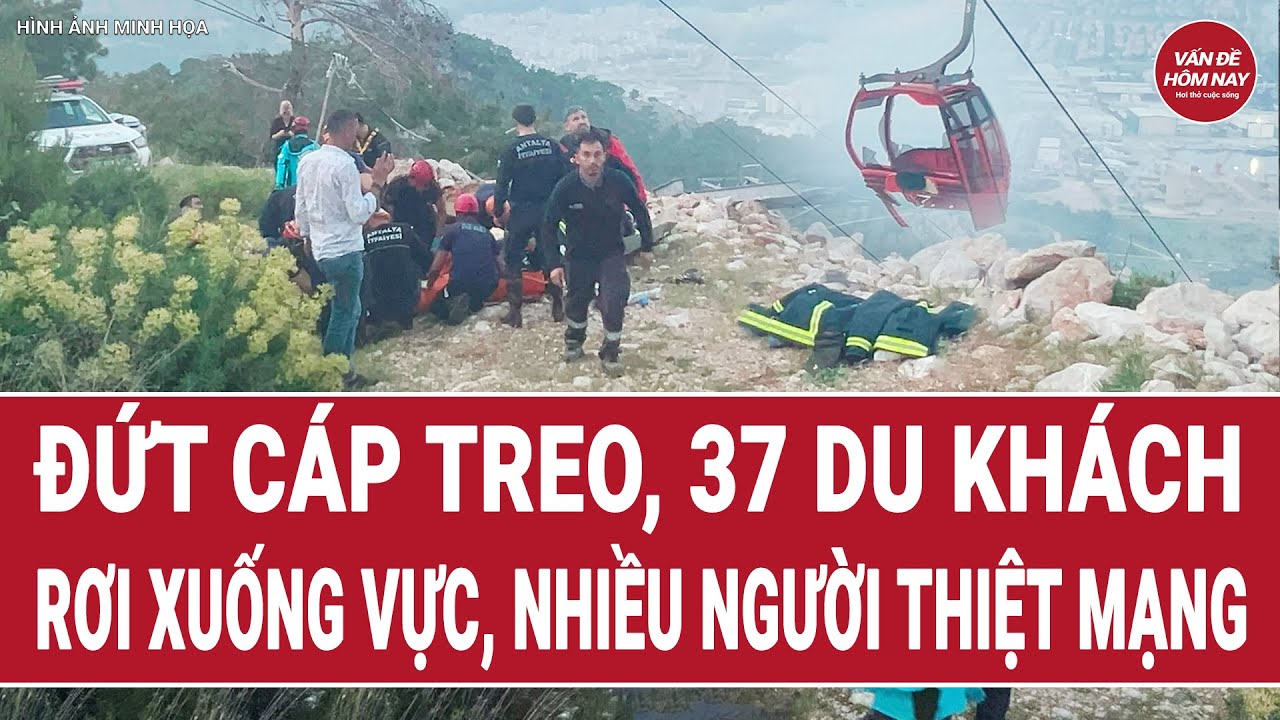 Thời sự hôm nay: Tai nạn không tưởng, đứt cáp treo, người rơi vực, người mắc kẹt