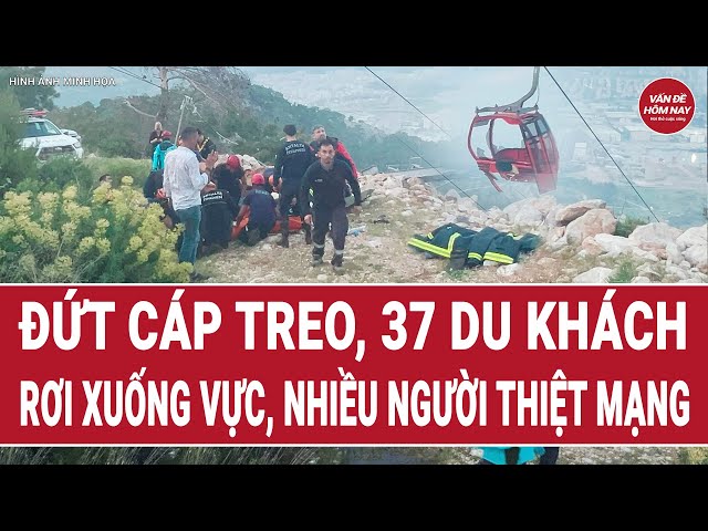 Thời sự hôm nay: Tai nạn không tưởng, đứt cáp treo, người rơi vực, người mắc kẹt