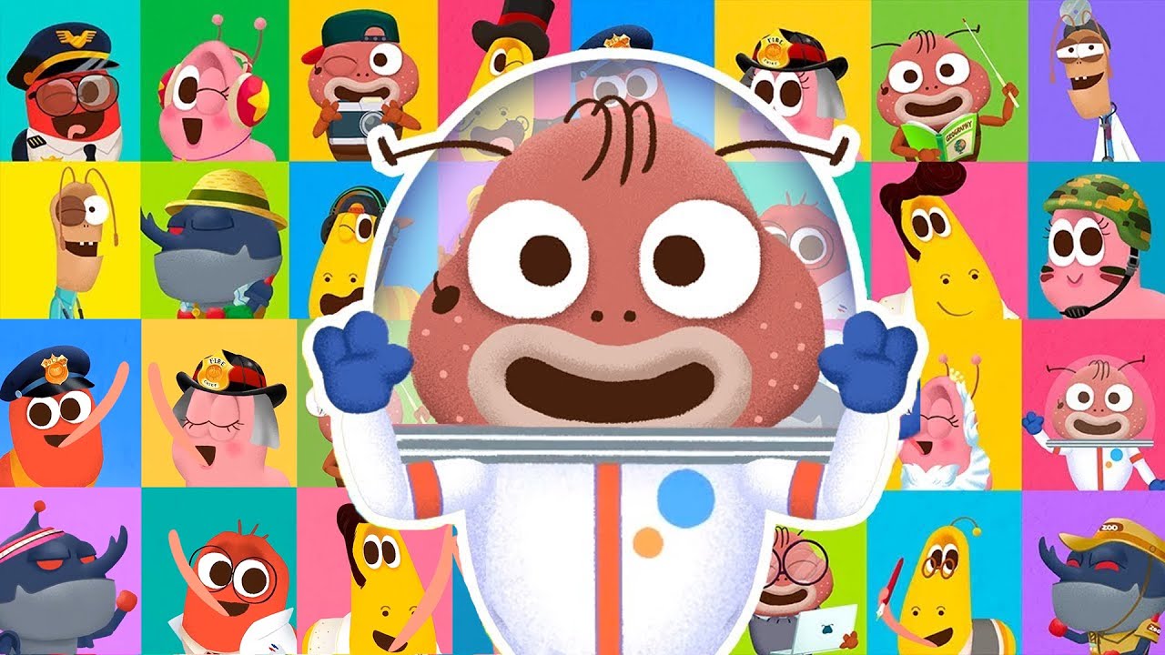 GREAT JOBS IN THE WORLD COMPILATION | LARVA KIDS | BEST SONGS FOR KIDS | LEARNING SONG 2024