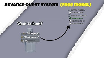 Cara membuat Quest di Roblox - FREE MODEL | RobloxStudio