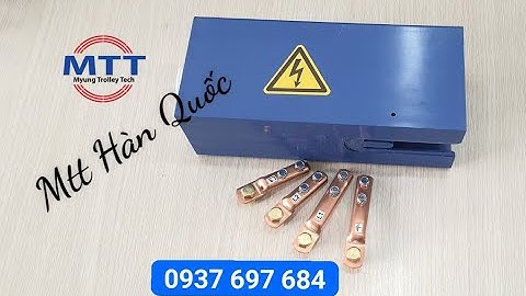 Thanh ray dẫn điện hôp kín cầu trục 4p 6p  - Ray điện an toàn hộp vuông - CTY TNHH MTT HÀN QUỐC