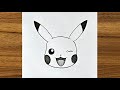 How to draw pikachu   beginners drawing tutorials step by step  easy drawings step by step