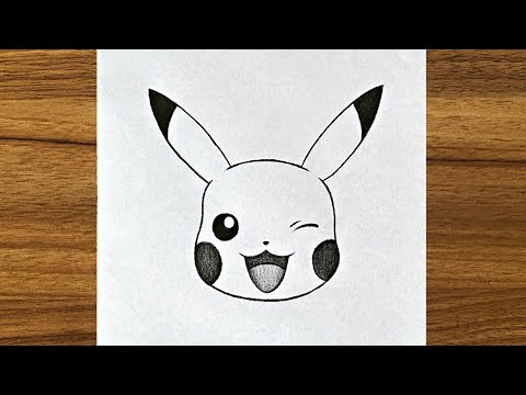 How to Draw Pikachu Step by Step - Cute Easy Drawings