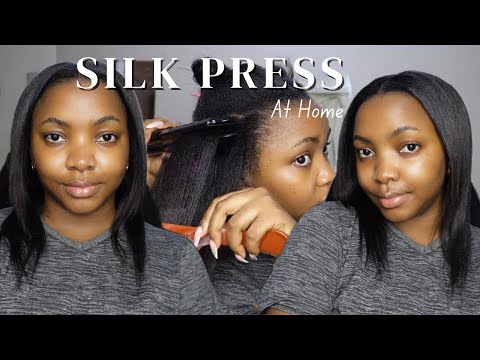 EASY SILK PRESS ON RELAXED HAIR | STEP BY STEP