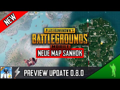 NEUE MAP SANHOK mit NEUEN WAFFEN QBZ & QBU | PUBG Mobile Update 0.8.0 (german/deutsch)