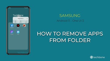 How to Remove Apps from folder - Samsung [Android 11 - One UI 3]
