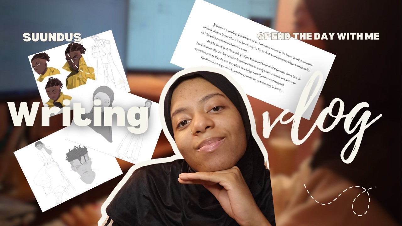 Get to know my novel | Writing vlog 🏾📙📑 - YouTube
