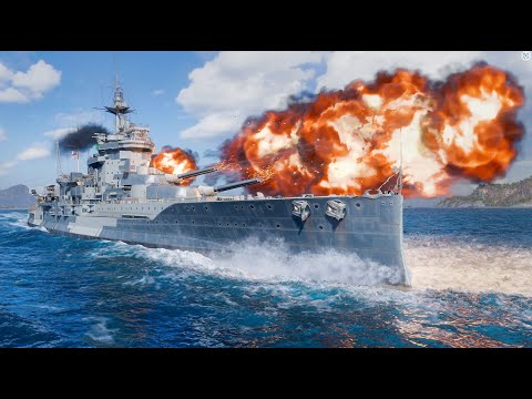 Видео: Крейсер MINOTAUR 268К Урона! Мир кораблей World of Warships