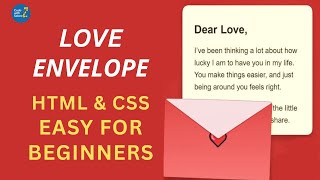VINTAGE LOVE ENVELOPE | HTML & CSS | CODEWITHSABEE |