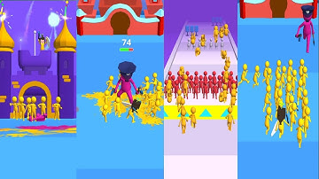 Join Clash 3D - Gameplay All Levels Android,iOS ( Part 10)