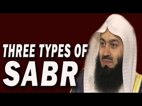 Three Types Of Sabr / Patience  | Mufti Menk
