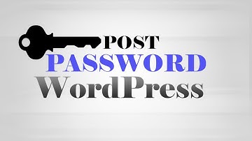 How to add Password protection to WordPress posts