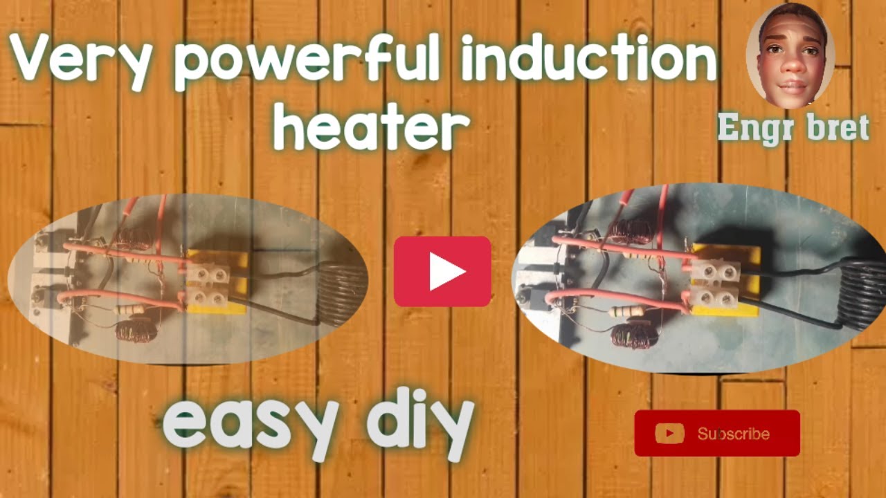 Building a very powerful induction heater at home.... step by step ...