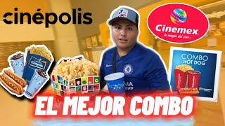 🎞CINEMEX VS CINEPOLIS🎥 / 🤔QUIEN PREPARA  el mejor COMBO DE HOT DOGS 🌭🍿?   // CHAPOPOTES