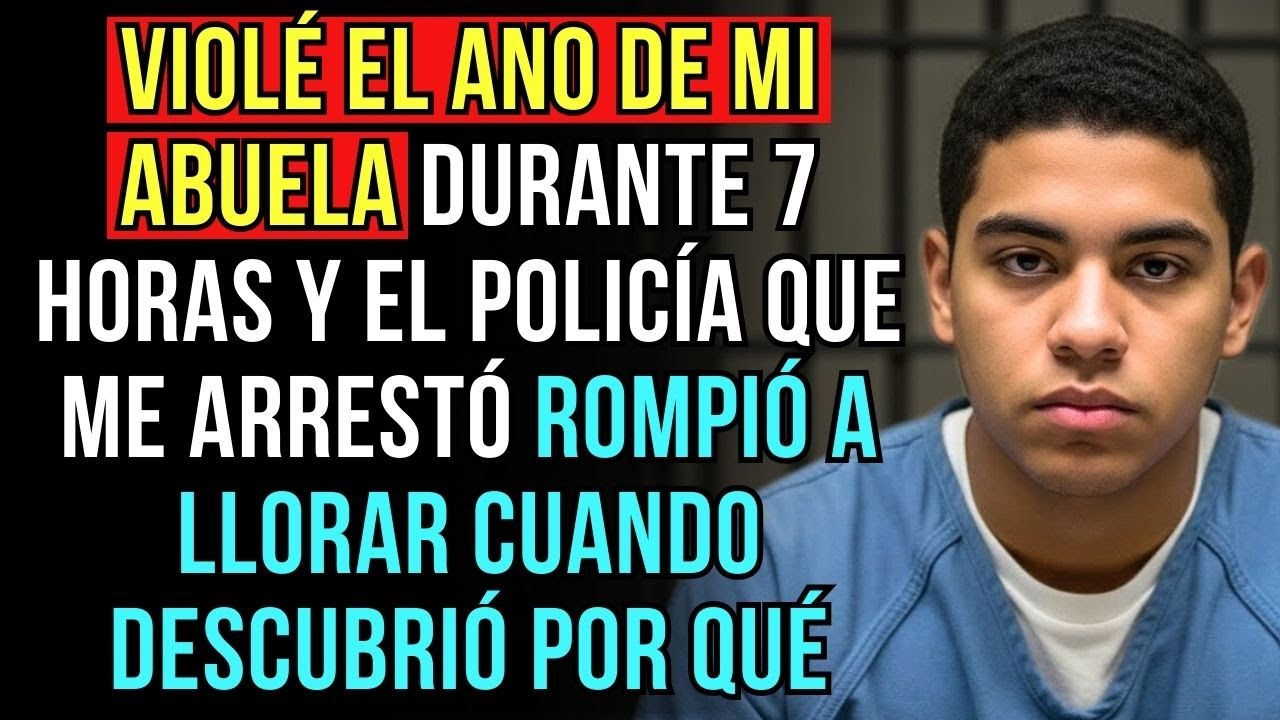 EL POLICÍA LLORÓ AL DETENER A ESTE JOVEN