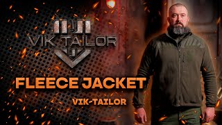 Fleece jacket with membrane | olive | Vik-Tailor