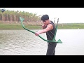 Primitive Life : Produce bows and arrows archery , Archery Skills Training , Catch fish on the river