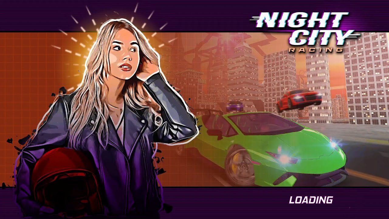 Night City Racing - Level 1 Gameplay (No Commentary)