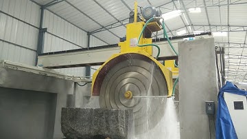 QSQ 2500 bridge multiblade block cutter for stone processing