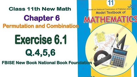 Exercise 6.1 class 11 NBF |Ex 6.1 class 11 NBF | National book foundation | Fbise Math