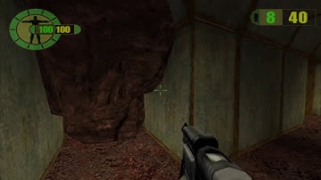 Design flaw - Red Faction - Misplaced rock wall