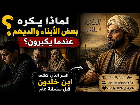 لماذا يكره بعض الأبناء والديهم عندما يكبرون؟ | السر الذي كشفه ابن خلدون قبل 600 عام