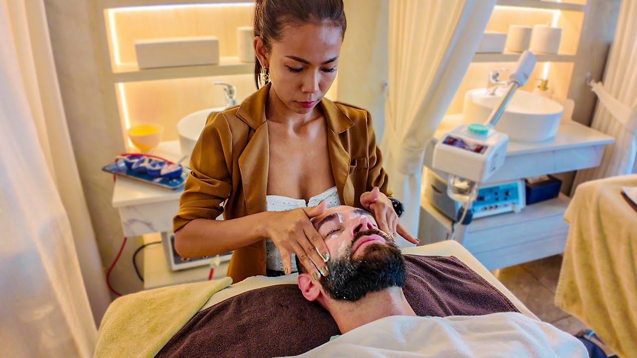 SOFT Face Massage Made me SLEEP 😴 (and will make you too!) – Chiang Mai 🇹🇭