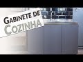 COMO FAZER GABINETE DE PIA DE COZINHA - ARMÁRIO DE COZINHA
