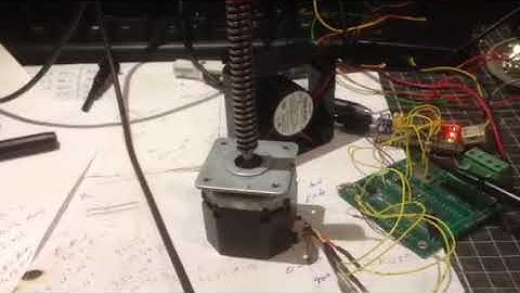 Step motor driver and stall detection