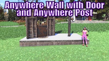 Fallout 76 Hacks - Make Blueprints for Anywhere Wall/Door & Anywhere Post WITHOUT ATOMIC SHOP ITEMS