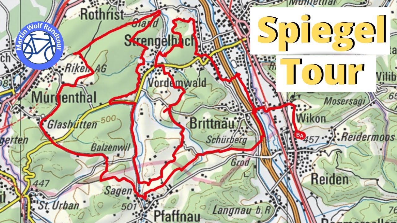 "Spiegel-Rundtour": Reiden-Glashütten-Gländ-Weid-Vordemwald-Brittnau. Komisch ... dafür sehr schön!
