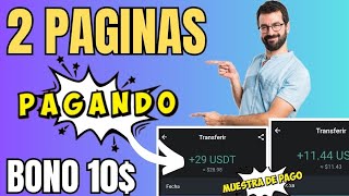 LO MEJOR DEL MOMENTO/ 10$ DÓLAR AL REGISTRARTE /PÁGINA  PAGANDO DIARIO 2023/ USDT TRC20 AL DÍA