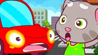 toms car is alive talking tom heroes cartoons for kids wildbrain kids