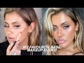 FLAWLESS SKIN & EASY GRAPHIC LINER MAKEUP TUTORIAL | JAMIE GENEVIEVE