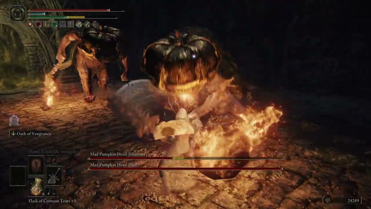 ELDEN RING - Mad Pumpkin Heads (Caelid) (Solo Boss Fight - Location in Description)