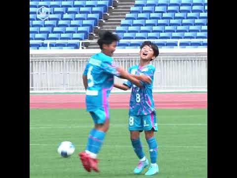 こぼれてきたボールを川原煌（鳥栖）が見事にゴール右上に突き刺した！  #サガン鳥栖  #チビリンピック2025 #JA全農杯  決勝