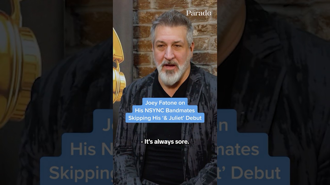 Joey Fatone on NSYNC Band Members Missing his '&Juliet' Broadway Debut