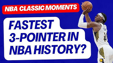 FASTEST 3 Pointer in NBA History