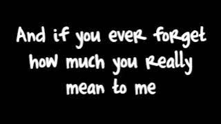 Count On Me-Bruno Mars / Lyrics