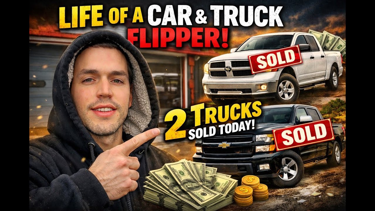 Day in the life of a Car and Truck Flipper - Trucks Sold Today!