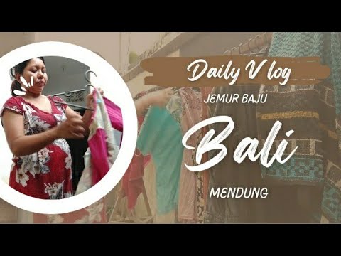 Jemur Baju tapi mendung