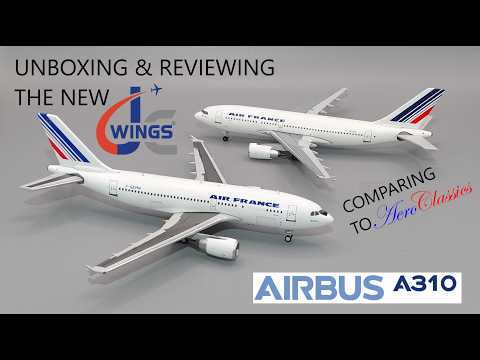 Unboxing & Reviewing the NEW JC Wings Airbus A310 in 400 Scale