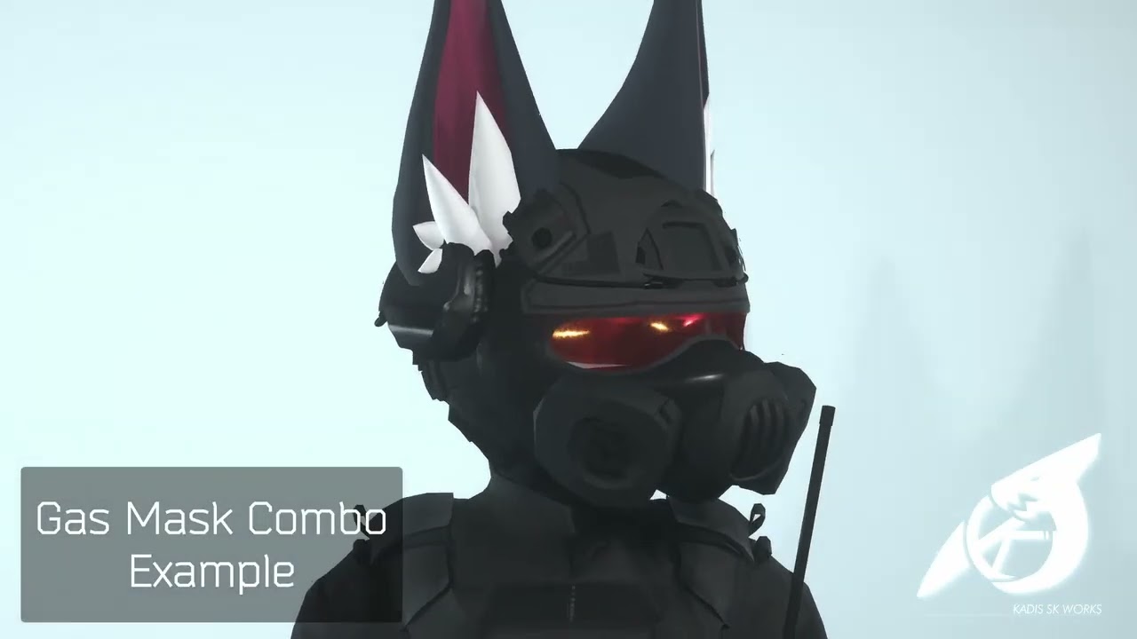 KDSK NOVABEAST VERSION] Tactical Furry Outfit Part 3 - Helmet