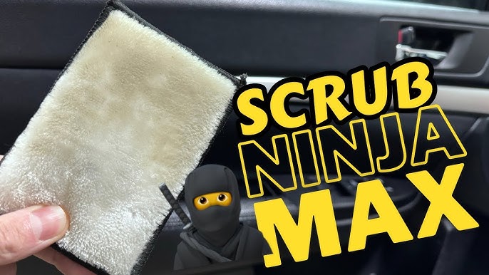  Autofiber [Scrub Ninja Interior Scrubbing Mitt (8 in. x 6 in.)  1 Pack - Leather, Plastic, Vinyl & Upholstery Car Cleaning : Industrial &  Scientific
