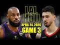 Los Angeles Lakers vs Houston Rockets Full Game 3 Highlights - April 24, 2026 | NBA Playoffs