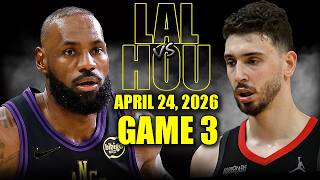 Los Angeles Lakers vs Houston Rockets Full Game 3 Highlights - April 24, 2026 | NBA Playoffs screenshot 4
