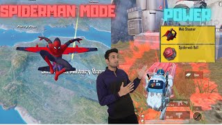 I Got Spiderman Web Shooter Power New Spider man No Way Home Mode Bgmi New Update Gameplay