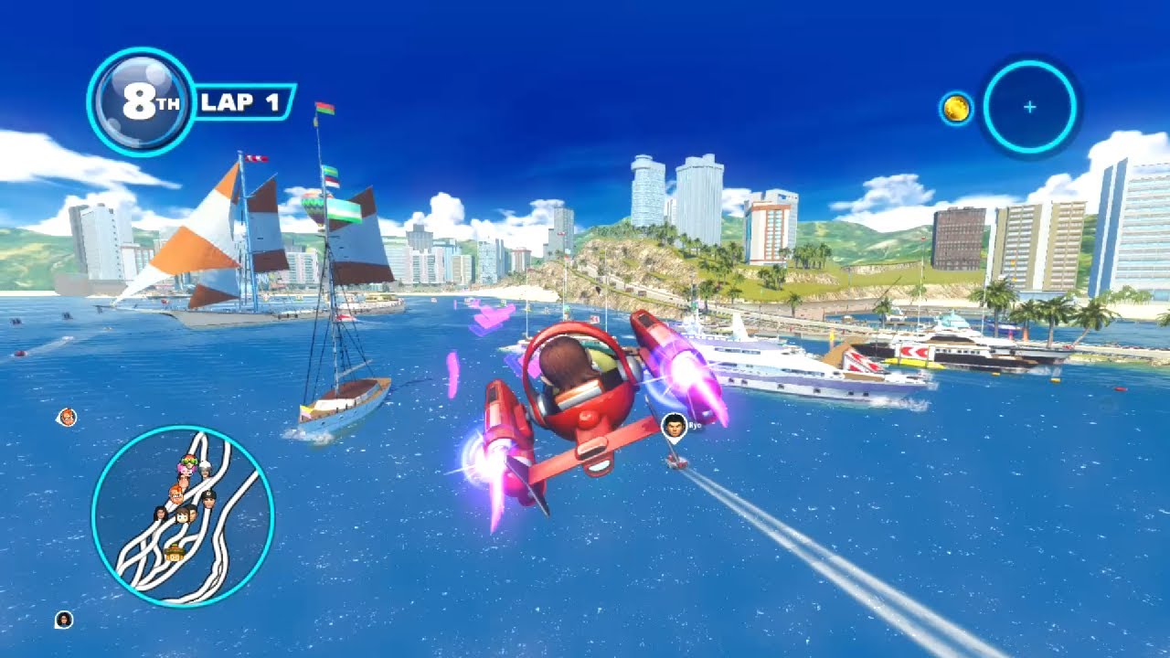 ALEX KIDD Outrun Bay (Hardest Difficulty) Sonic & All-Stars Racing Transformed