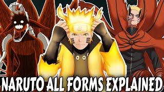 MGA MALALAKAS NA FORMS NI NARUTO AT KURAMA | NARUTO TAGALOG REVIEW